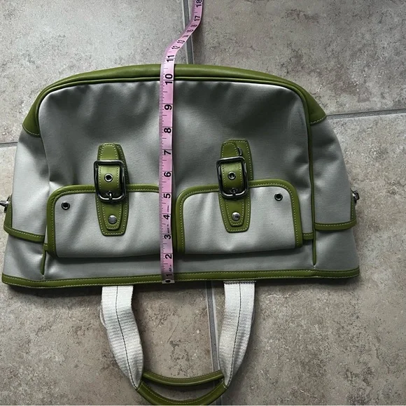 Coach Cream and Green Tote Bag - Picture 15 of 15